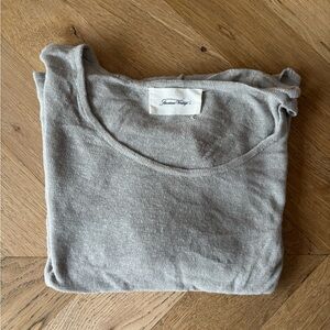 American Vintage long sleeve grey shirt